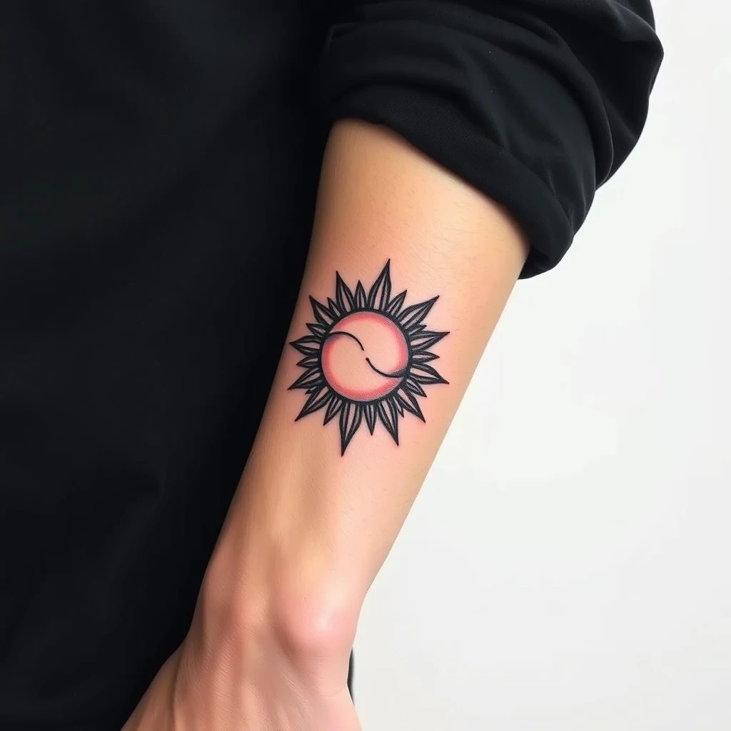 Sun tattoo