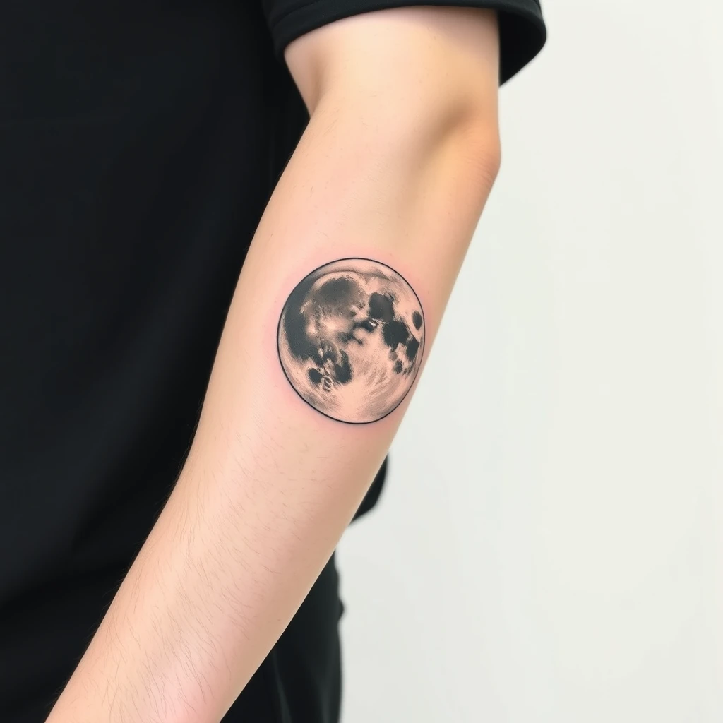 Moon tattoo