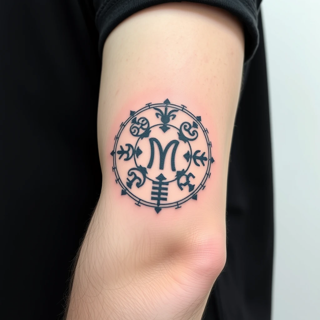 Zodiac symbols tattoo