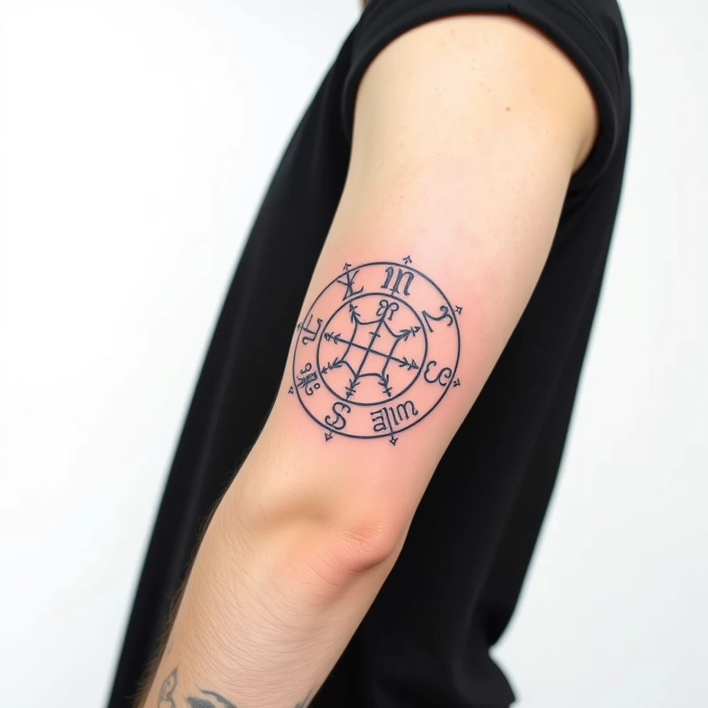 Zodiac symbols tattoo