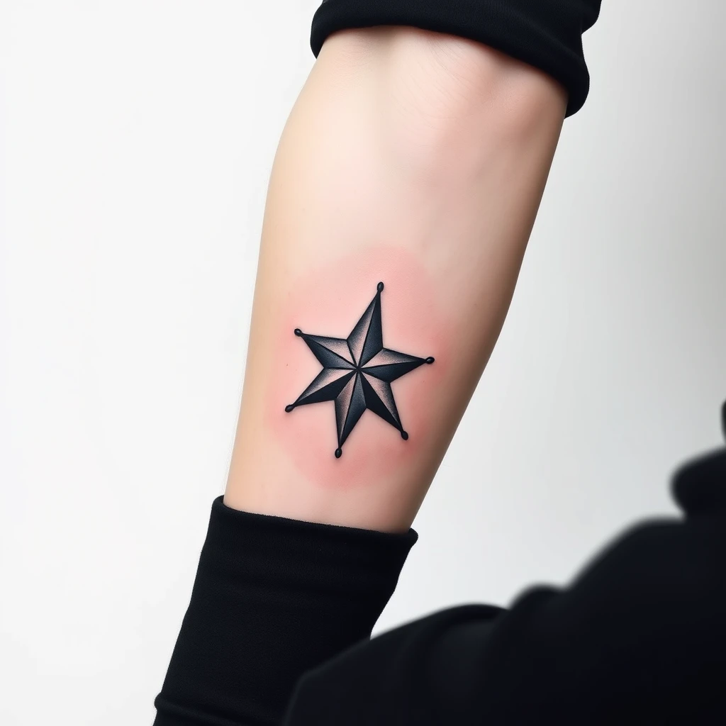 Nautical star tattoo