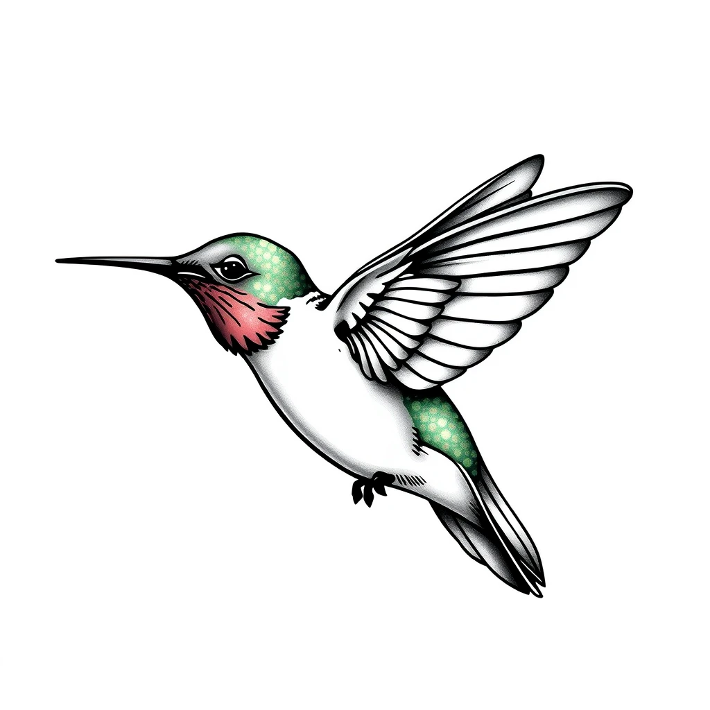 Hummingbird tattoo