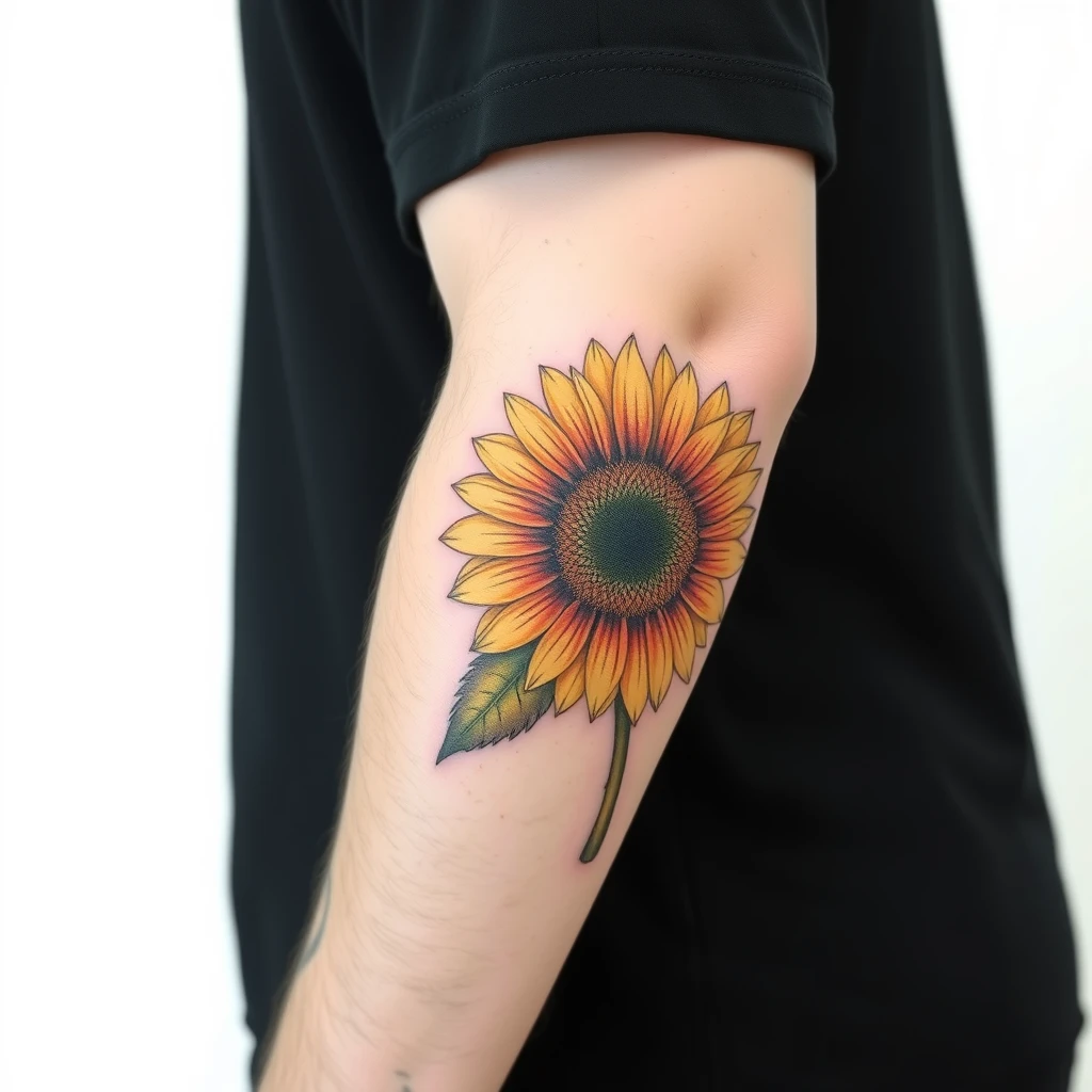 Sunflower tattoo