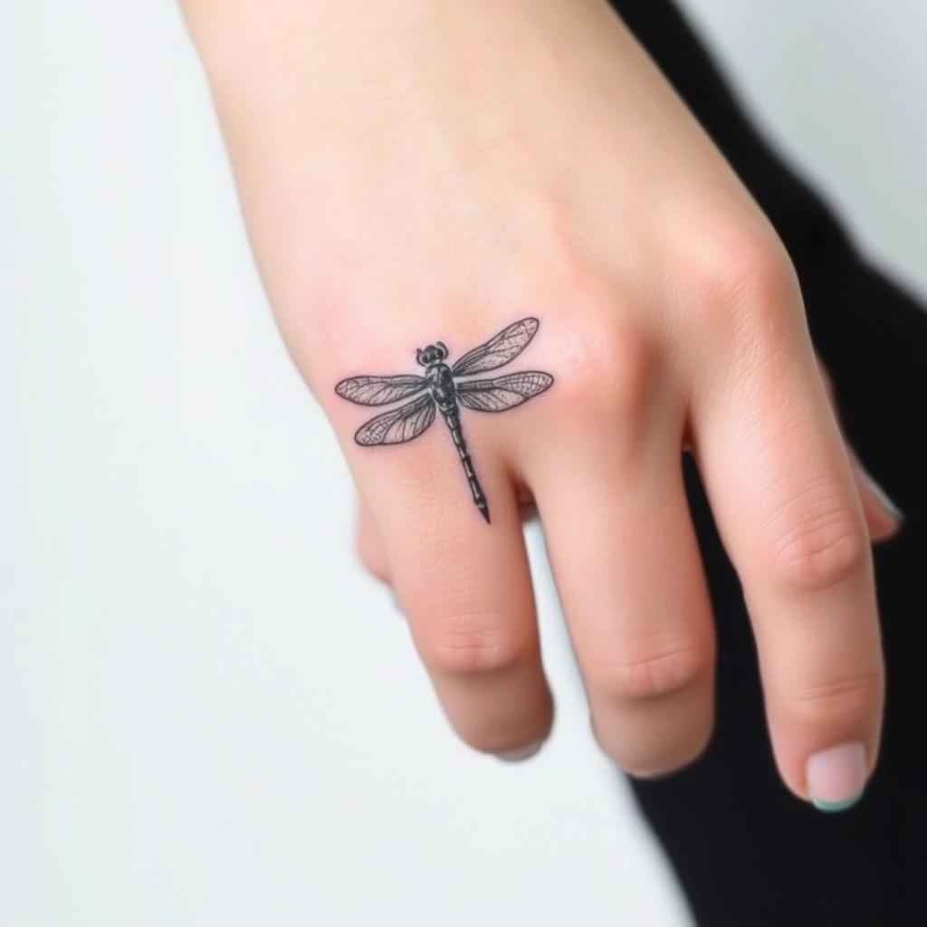 Dragonfly tattoo