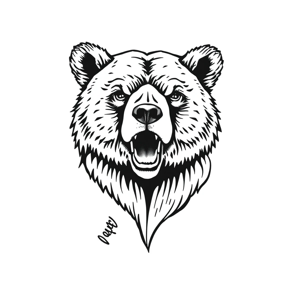 Bear tattoo