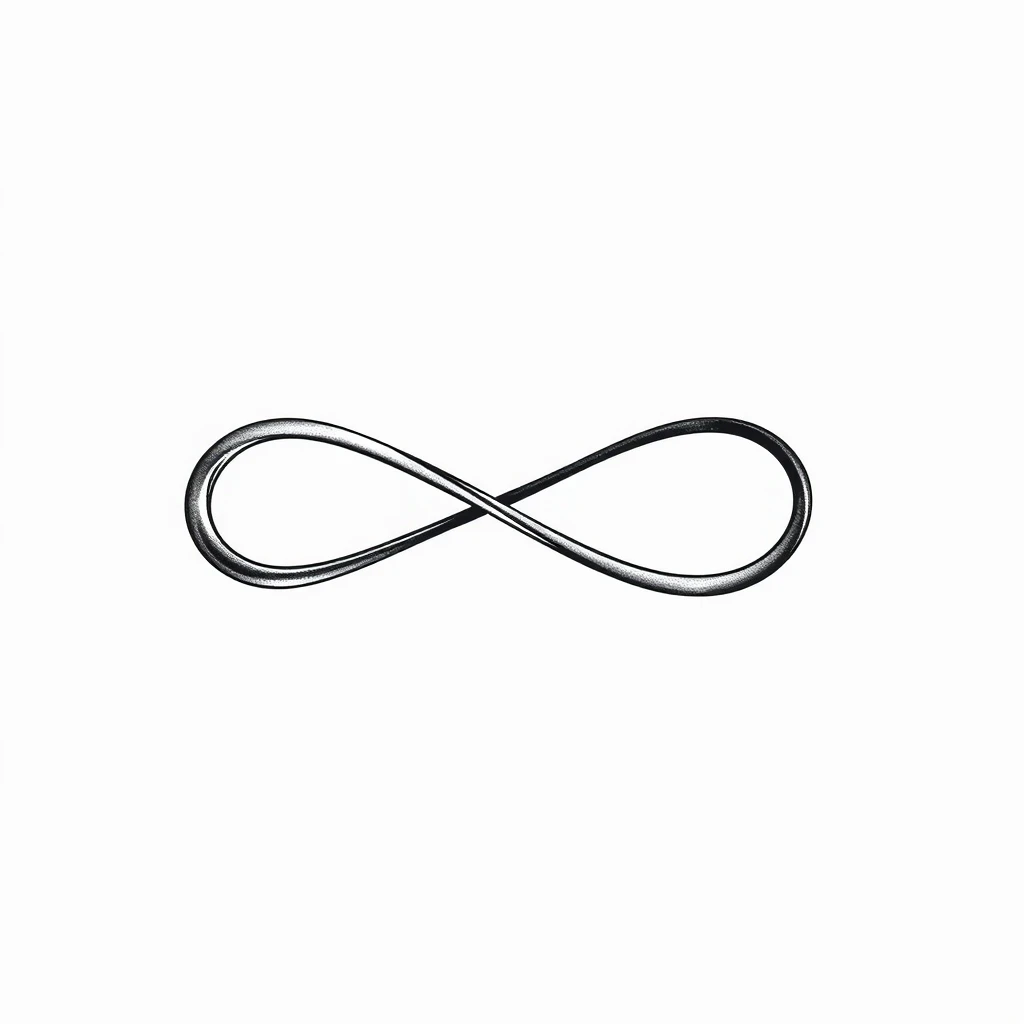 Infinity symbol tattoo