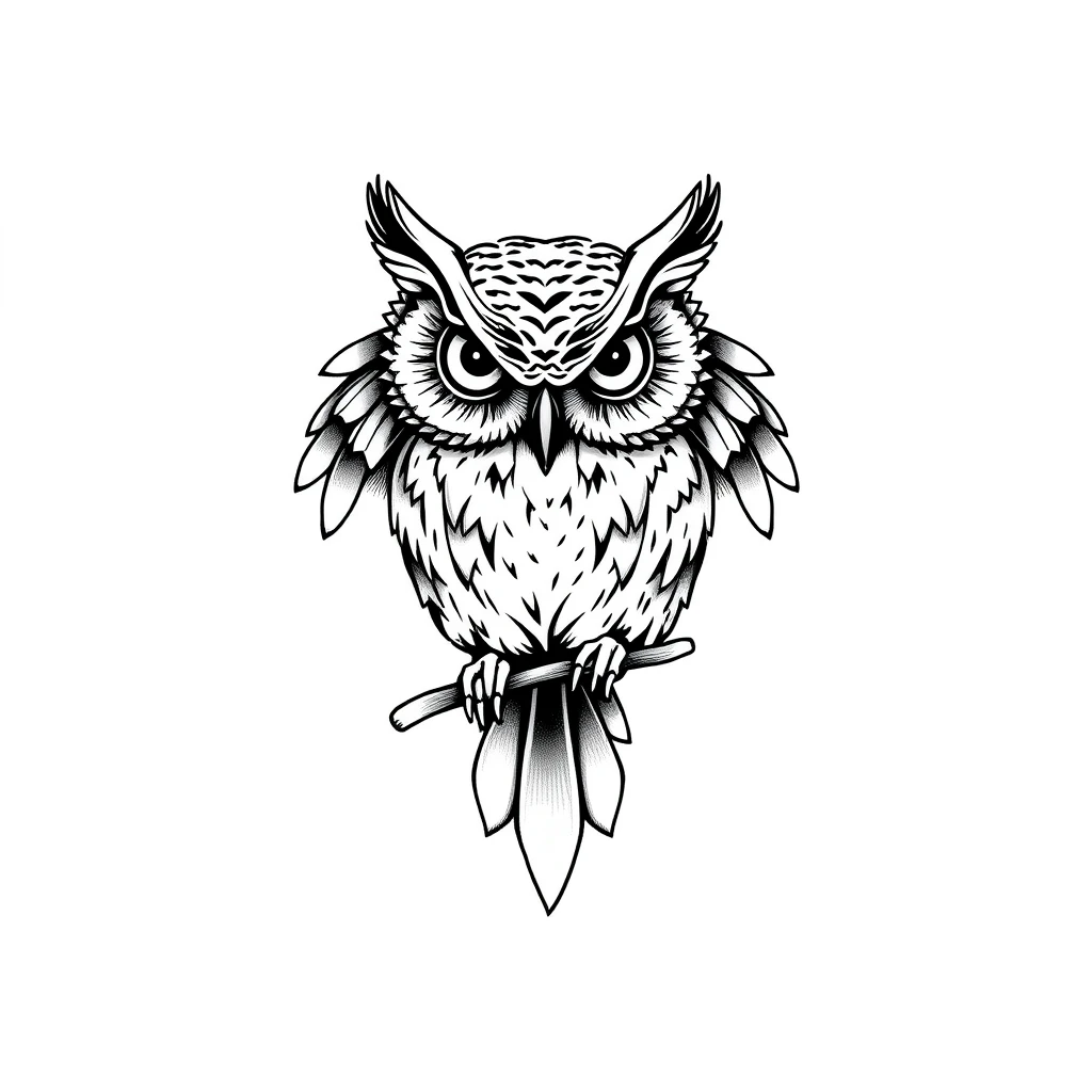 Owl tattoo