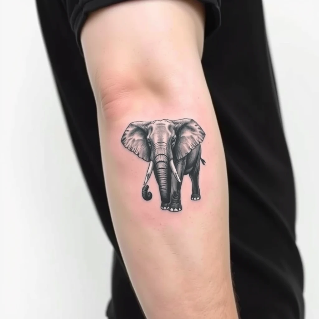 Elephant tattoo