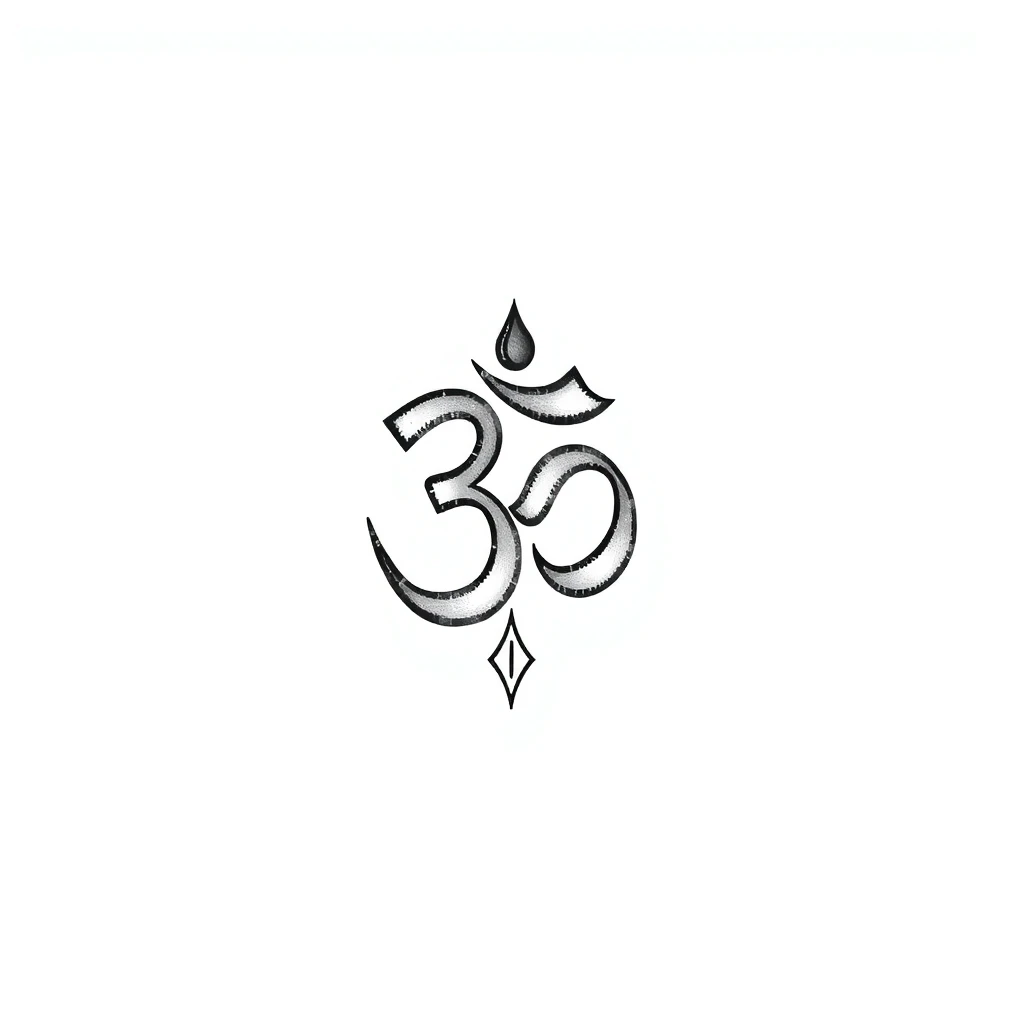 Om symbol tattoo