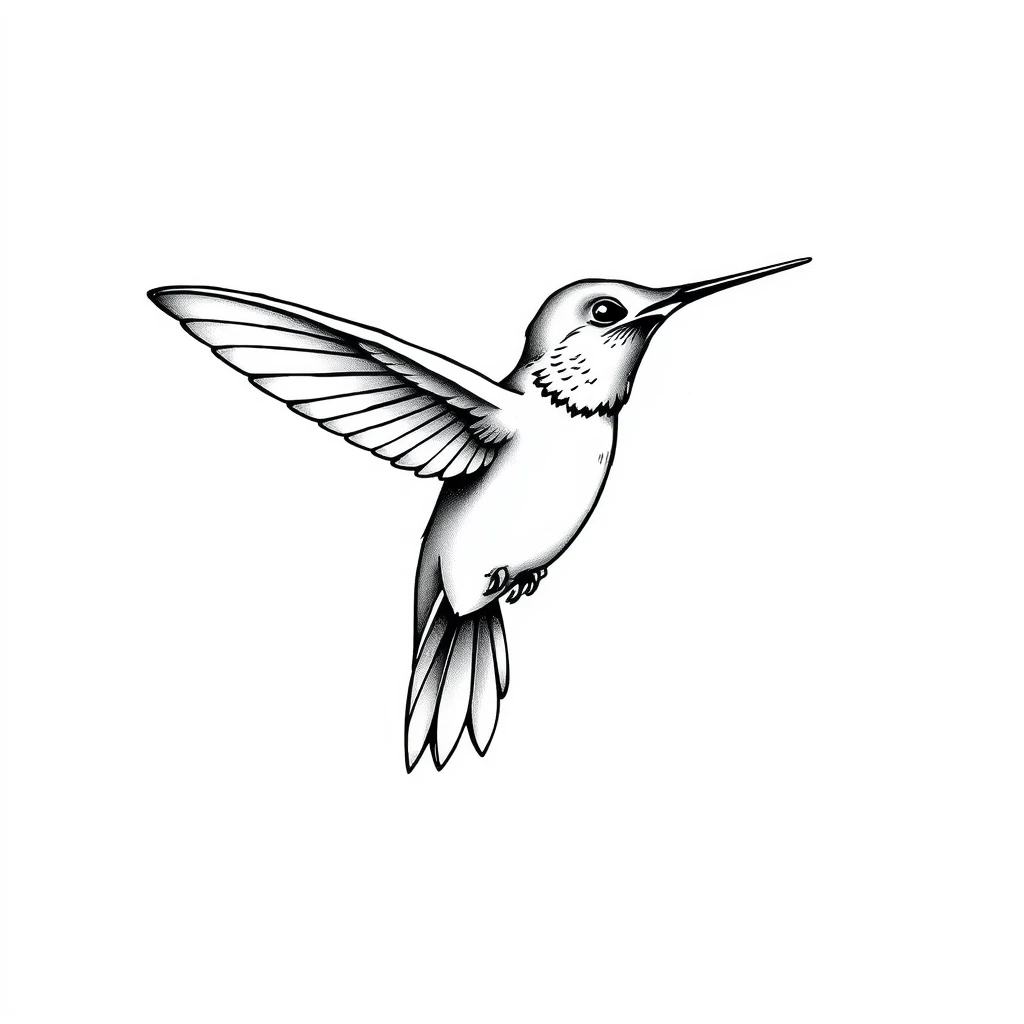 Hummingbird tattoo