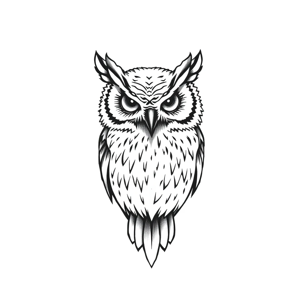 Owl tattoo