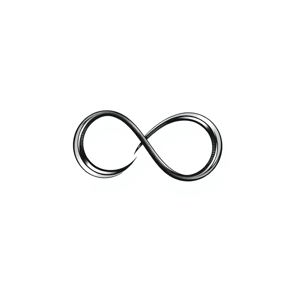 Infinity symbol tattoo