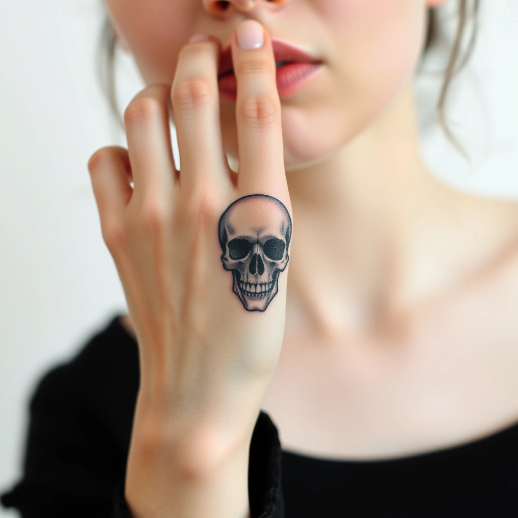 Skull tattoo