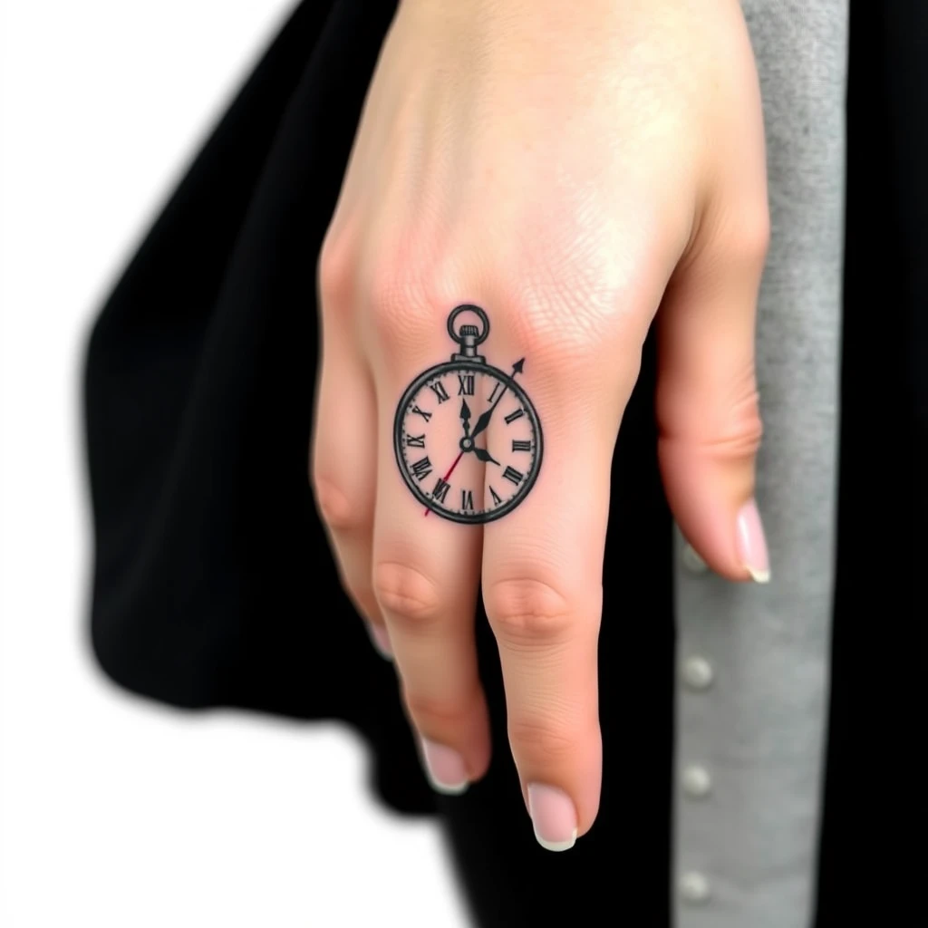 Clock tattoo