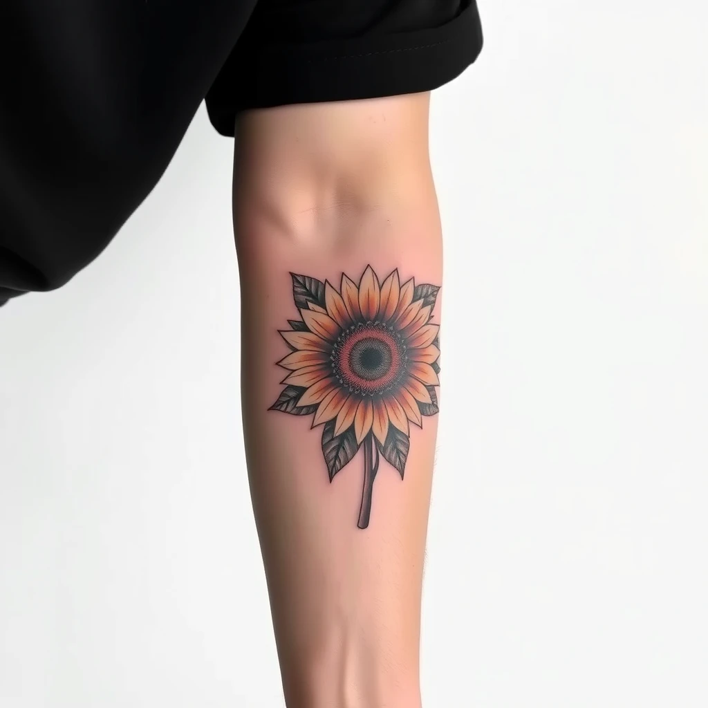 Sunflower tattoo