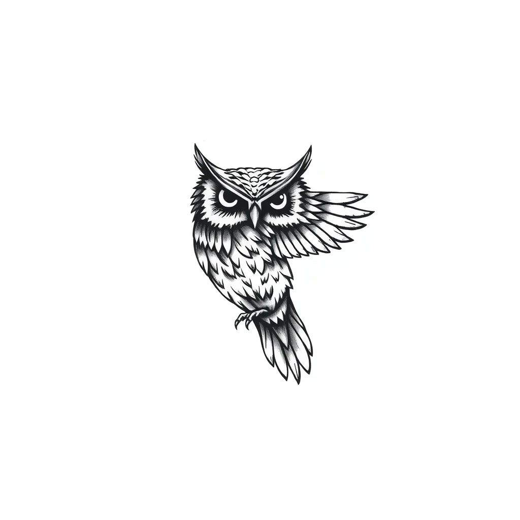 Owl tattoo