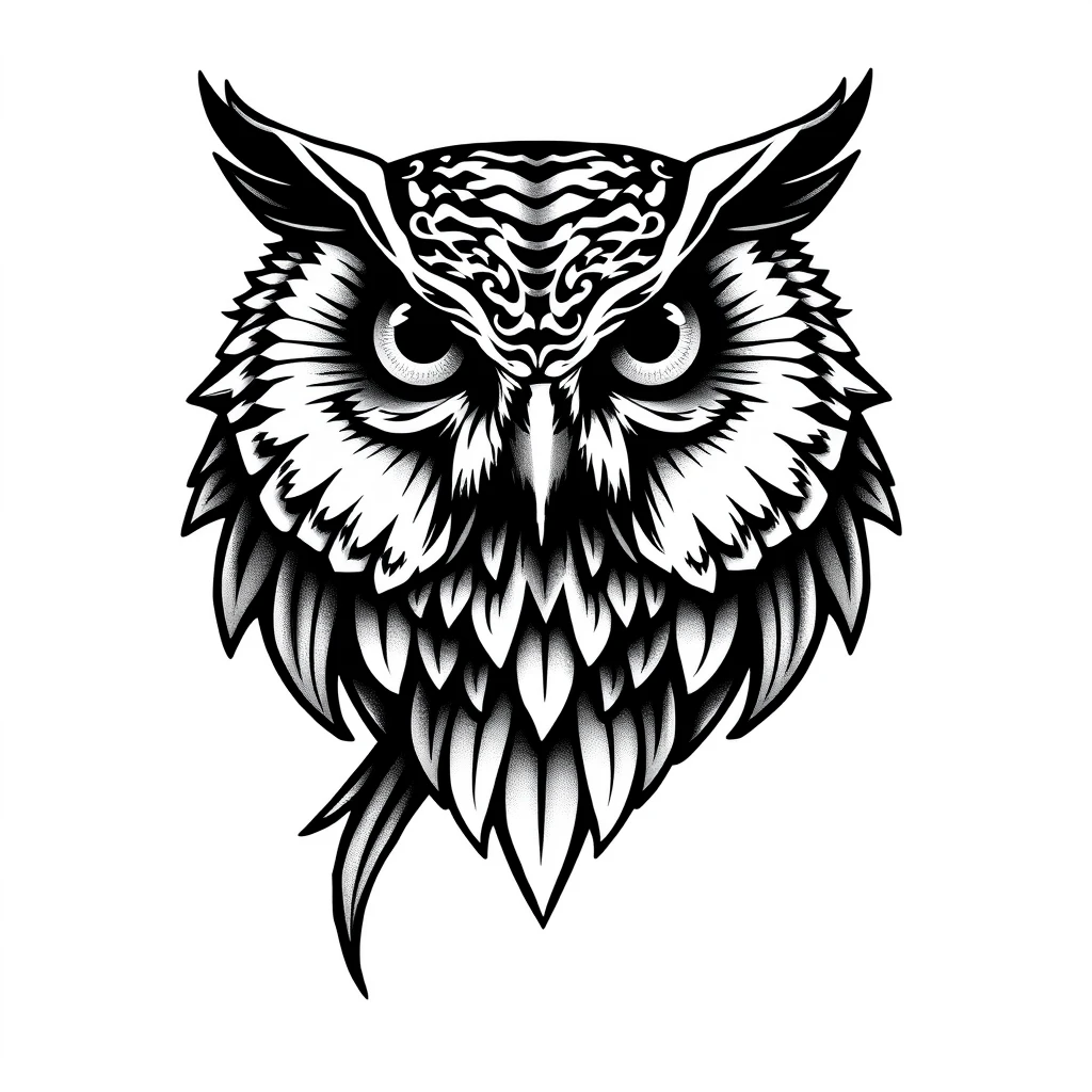 Owl tattoo