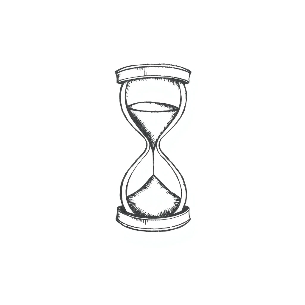 Hourglass tattoo