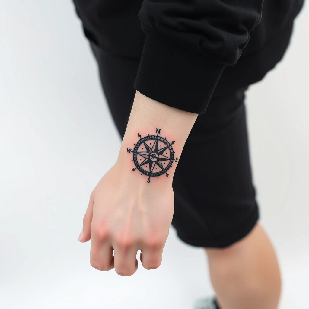 Compass tattoo