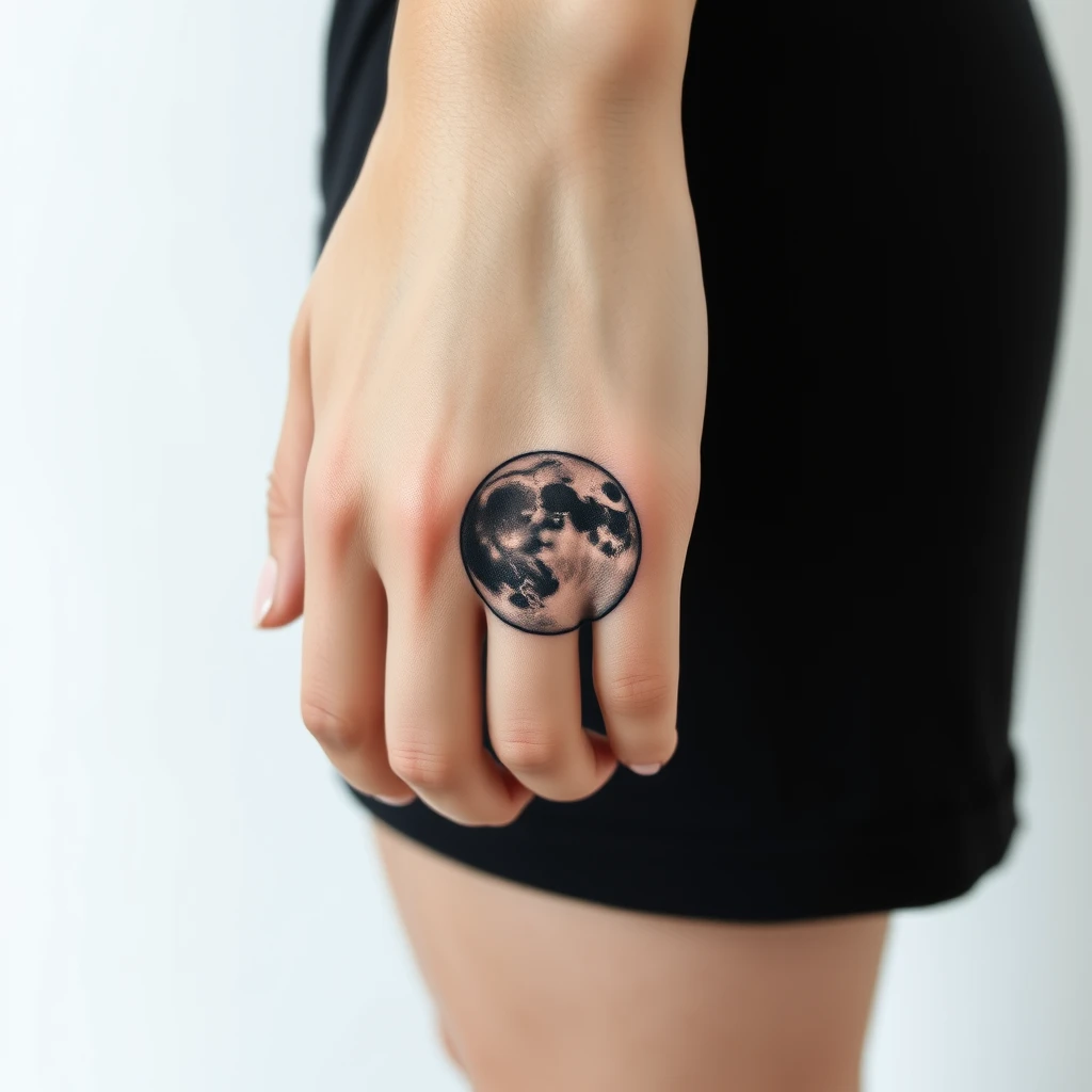 Moon tattoo