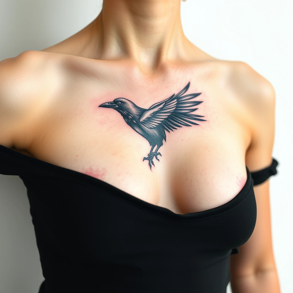 Raven tattoo