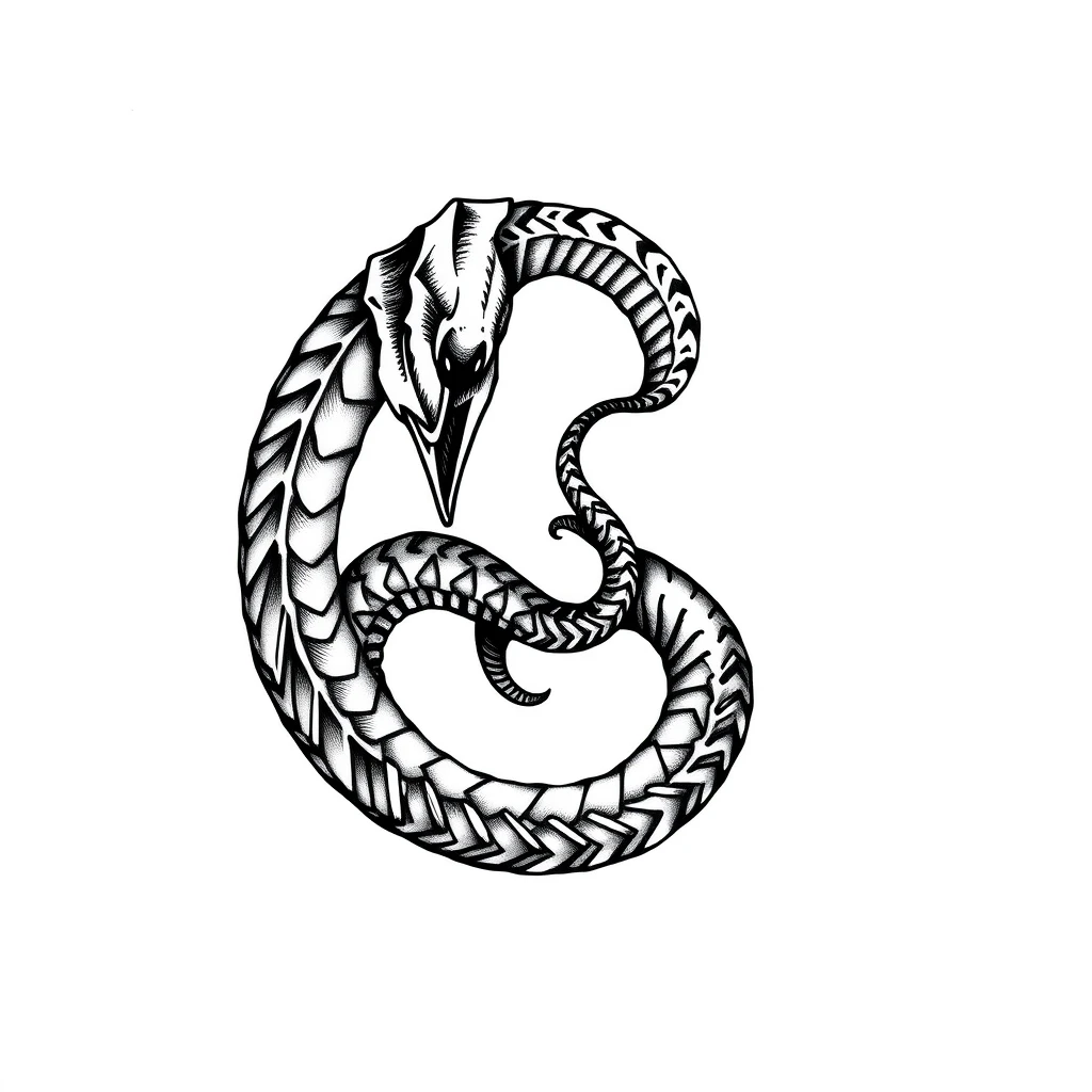 Ouroboros tattoo