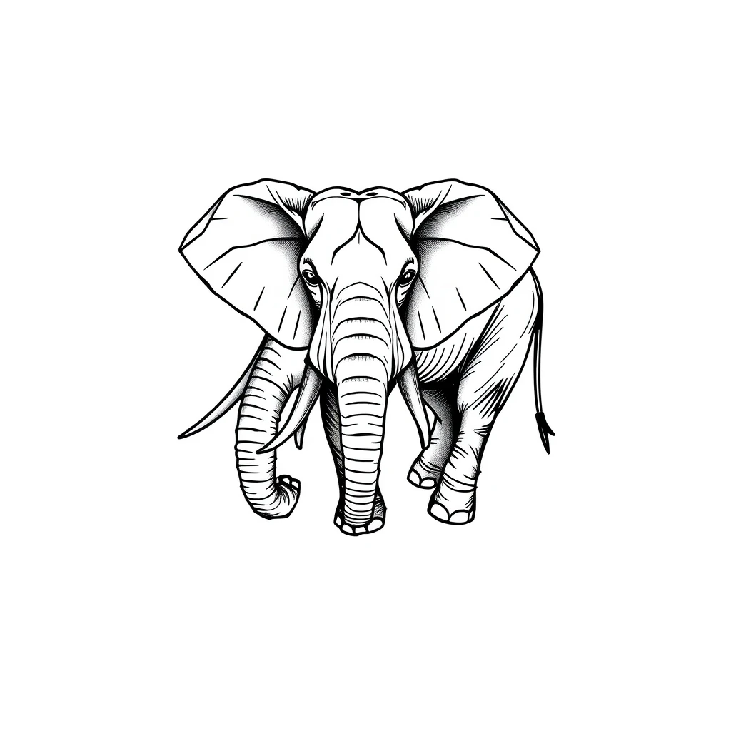 Elephant tattoo