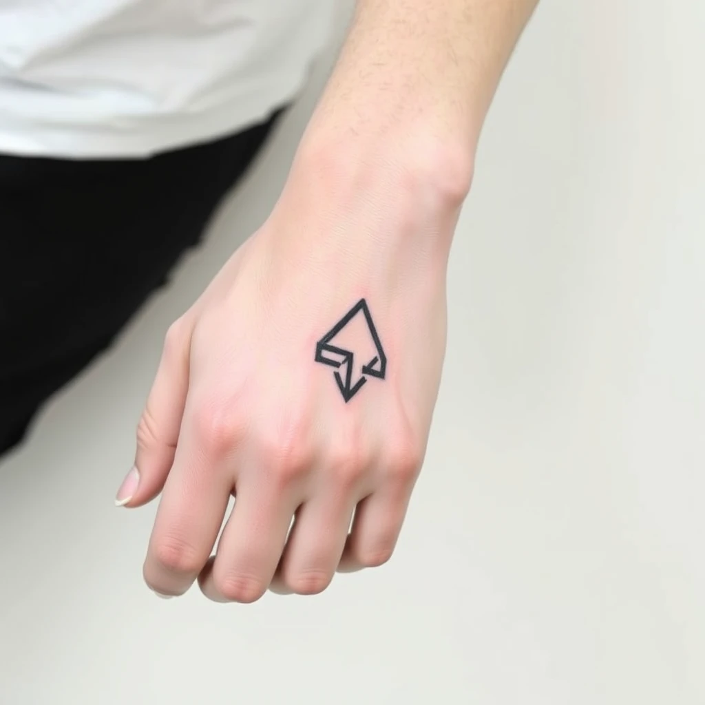 Geometric shapes tattoo