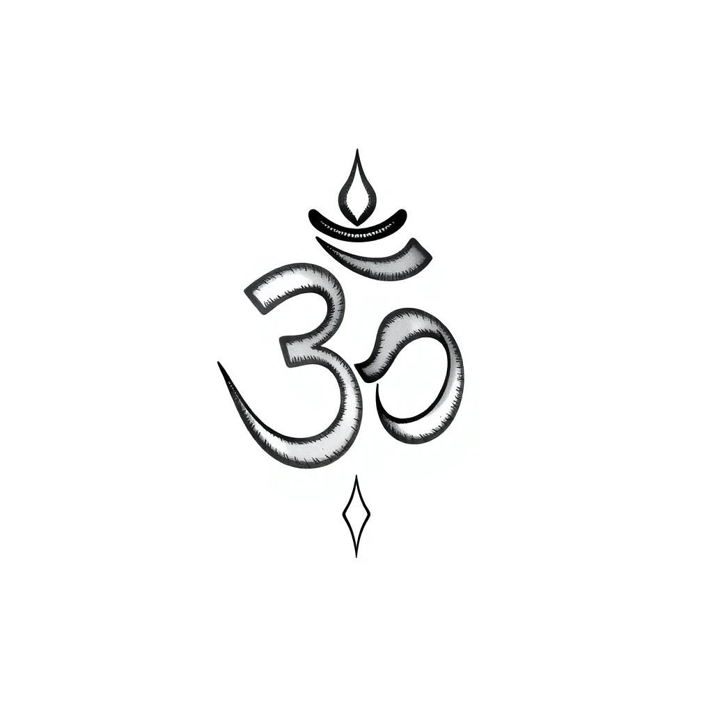 Om symbol tattoo