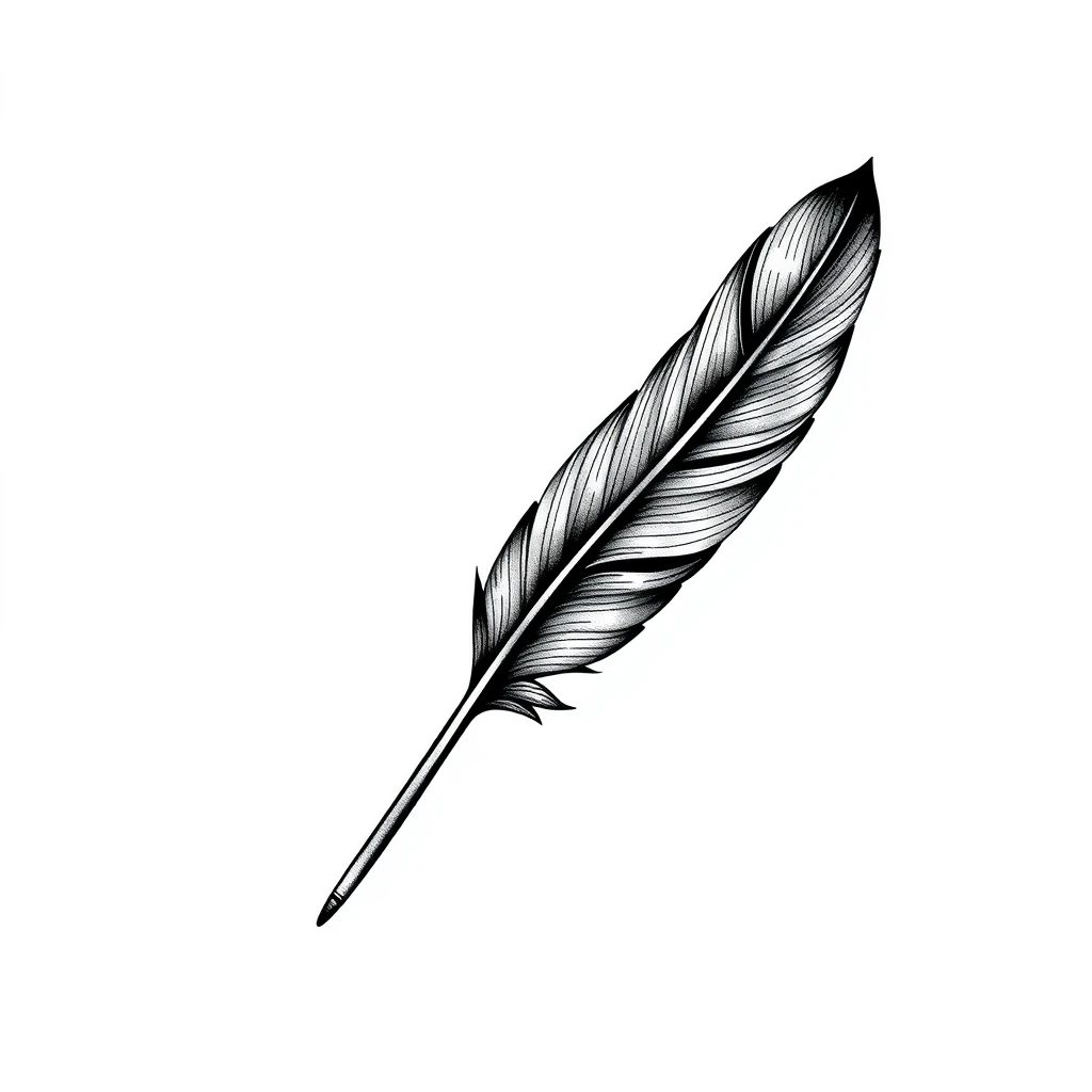 Feather tattoo