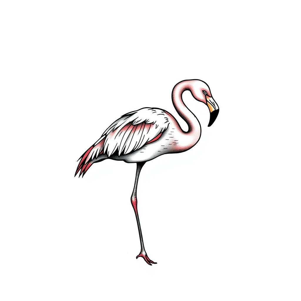 Flamingo tattoo