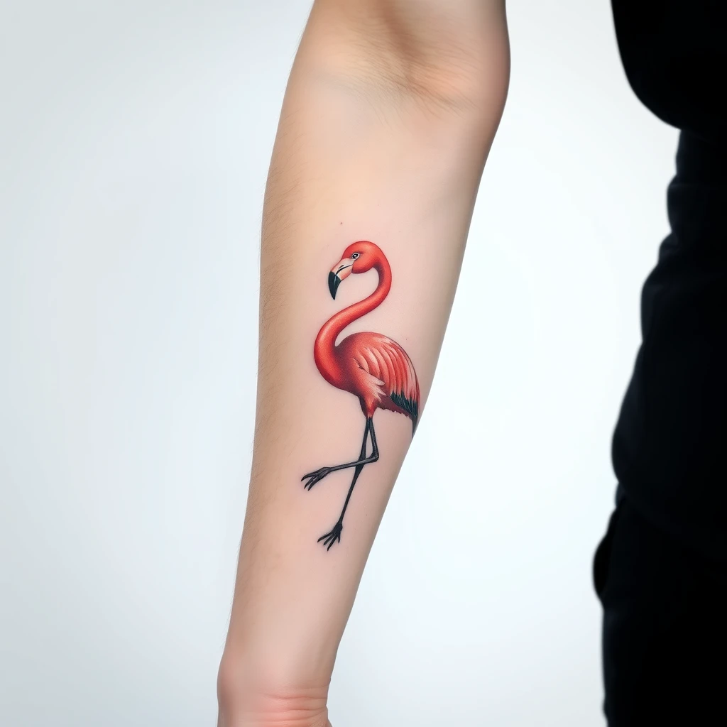 Flamingo tattoo