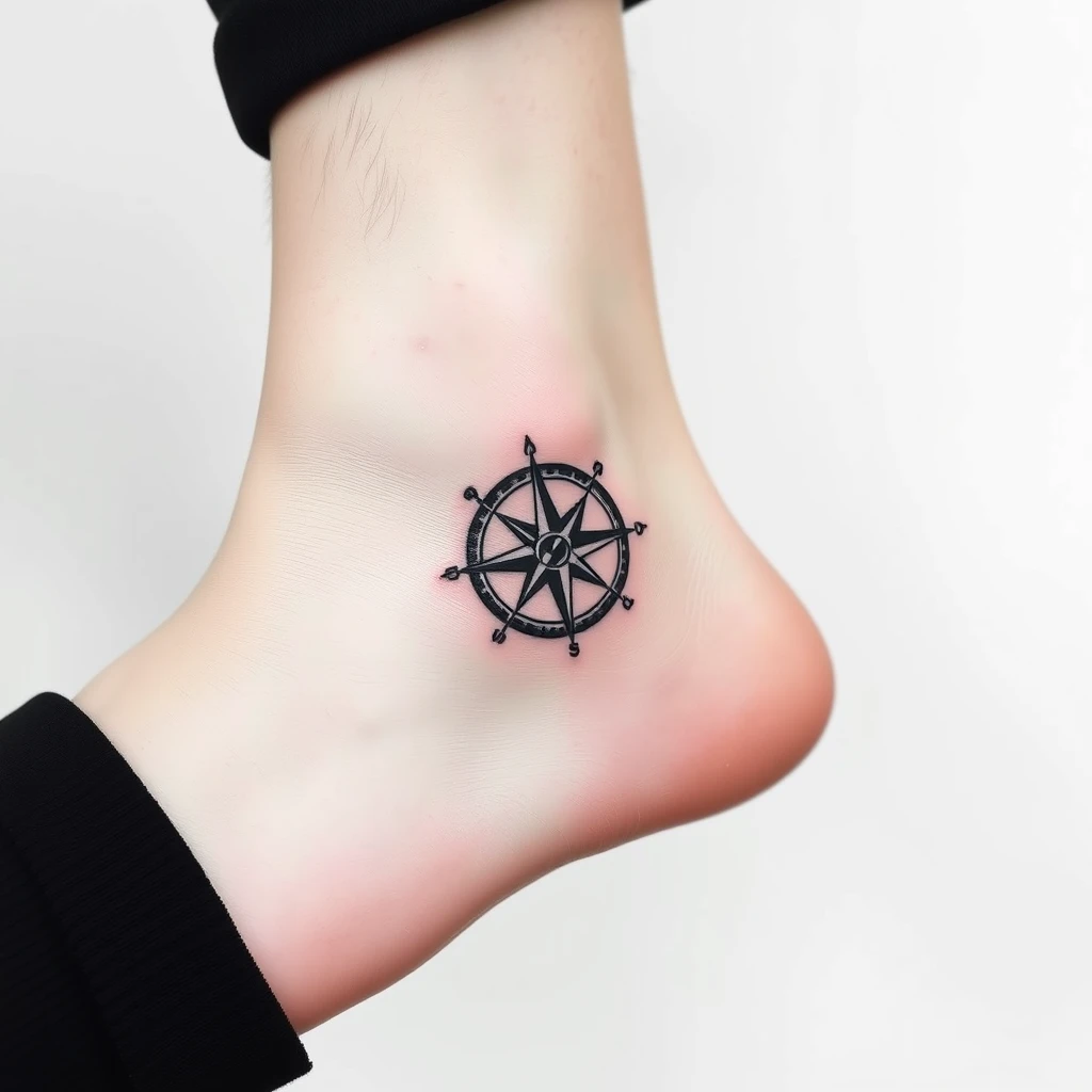 Compass tattoo