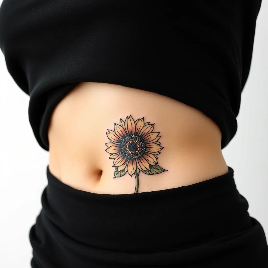 Sunflower tattoo