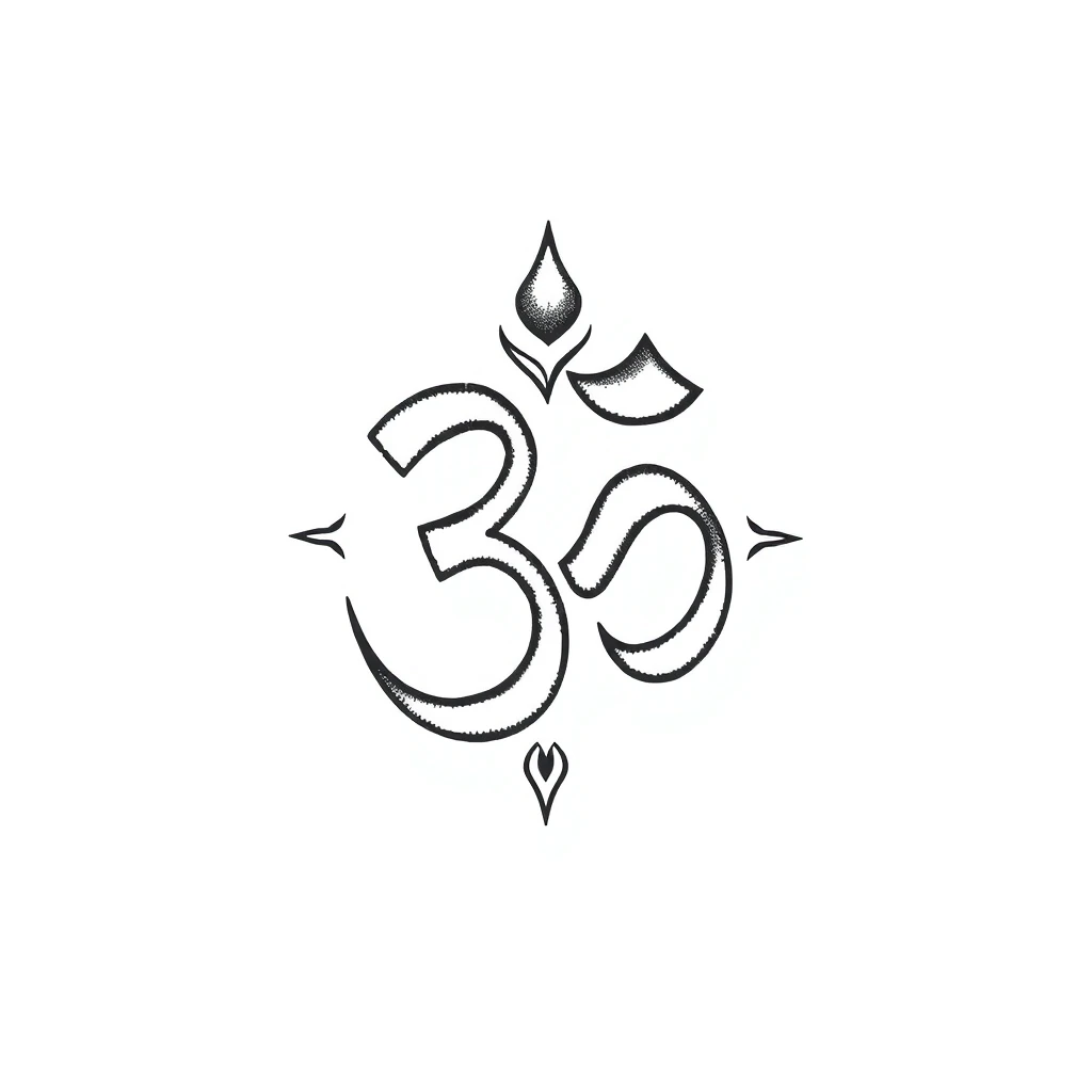 Om symbol tattoo