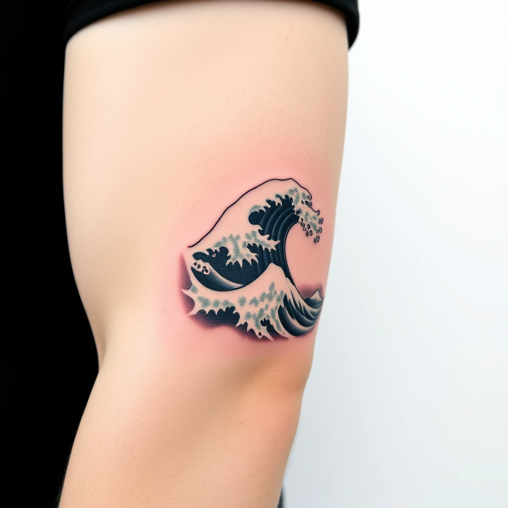 Wave tattoo