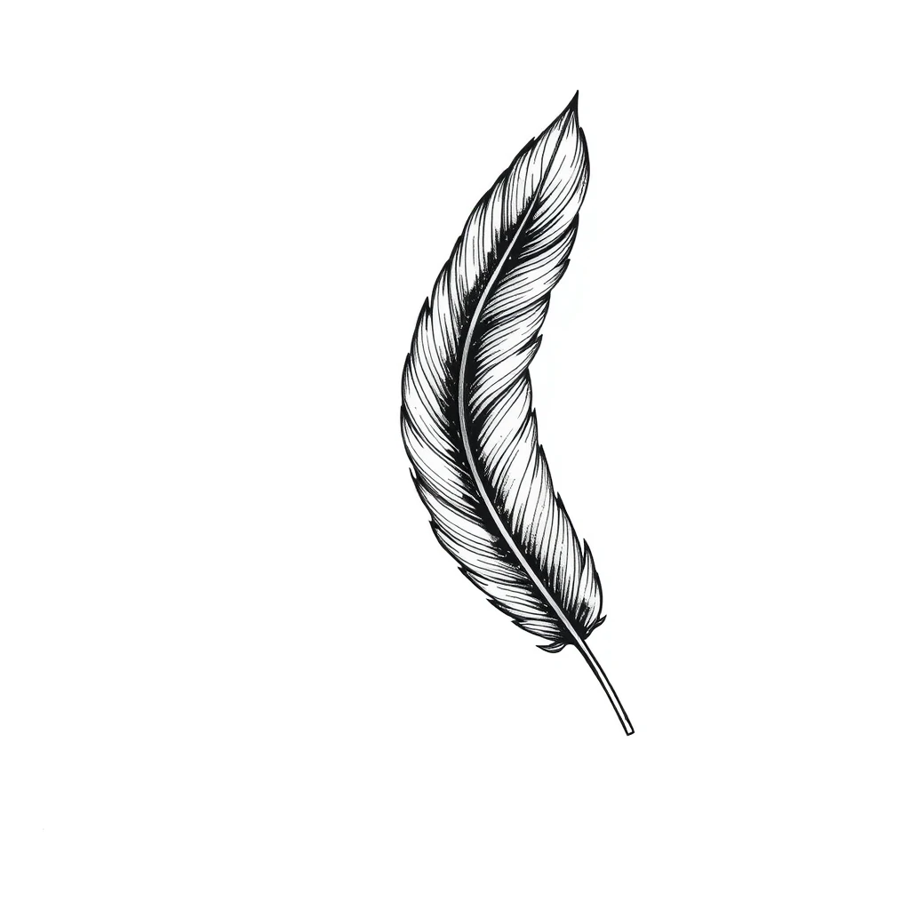 Feather tattoo