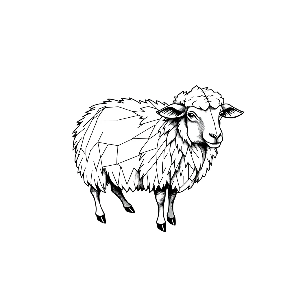 sheep tattoo