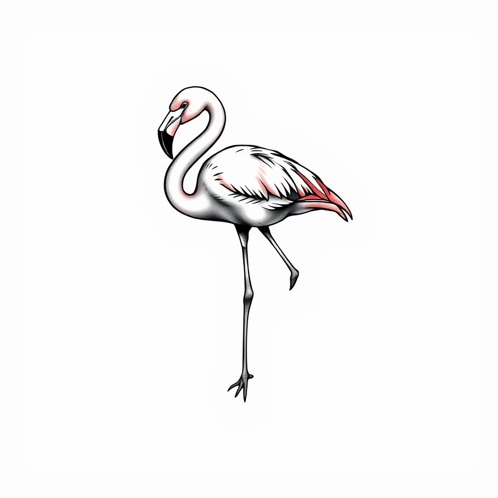 Flamingo tattoo