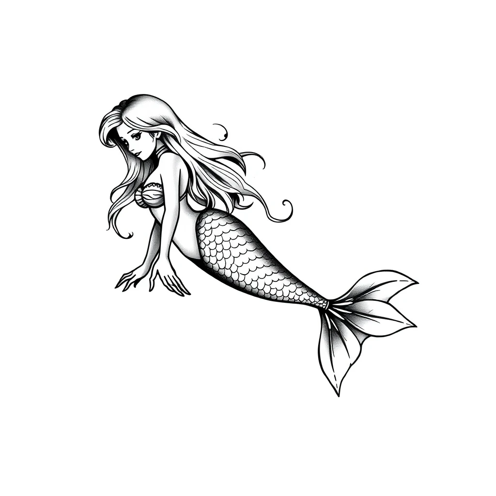 Mermaid tattoo