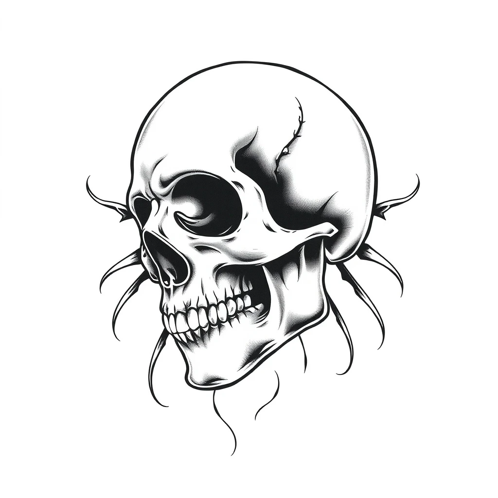 Skull tattoo