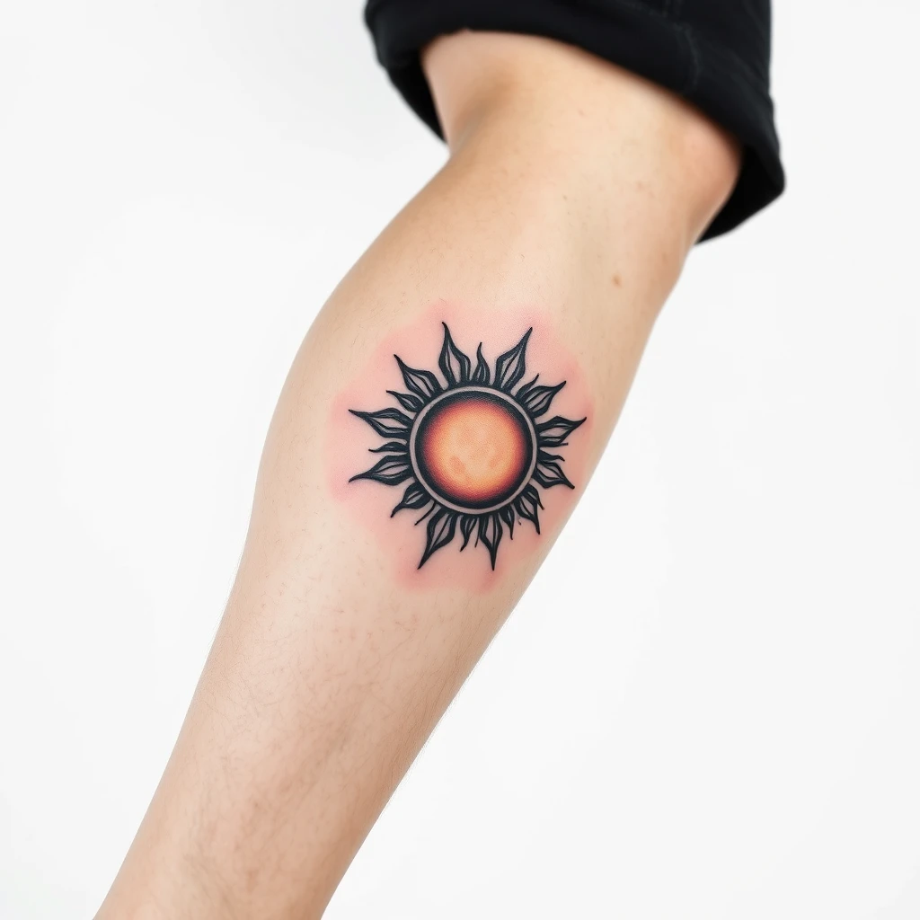 Sun tattoo