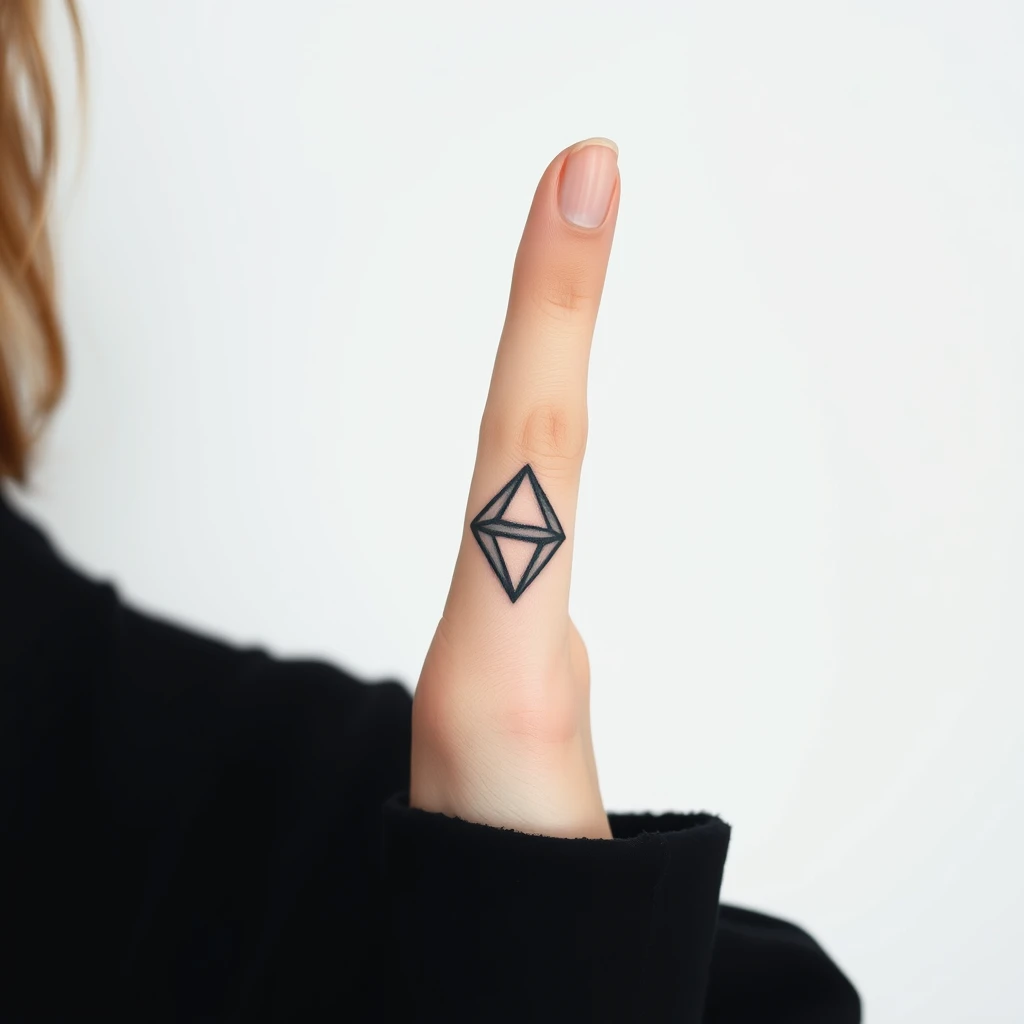 Geometric shapes tattoo