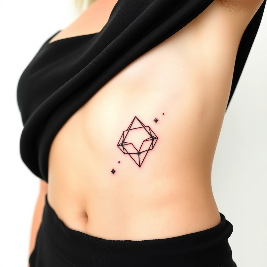 Geometric shapes tattoo