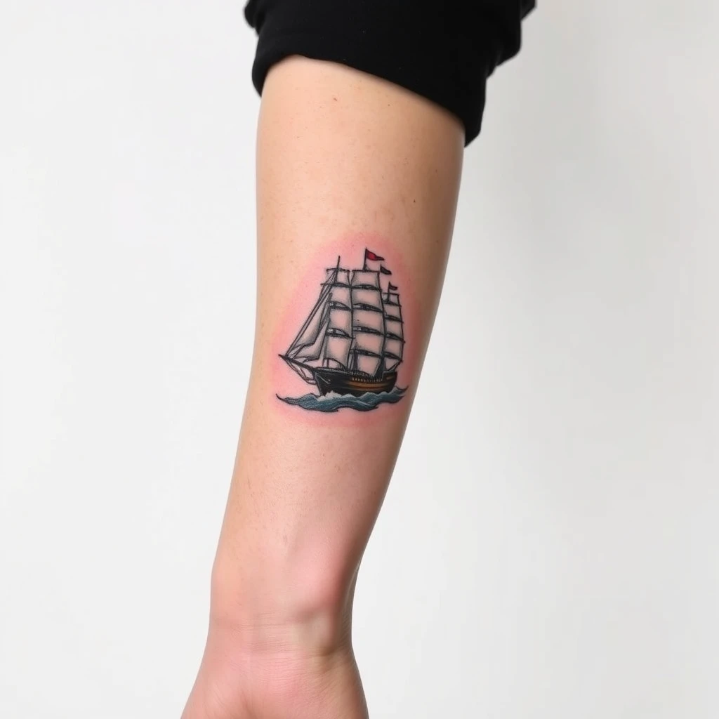 Ship tattoo