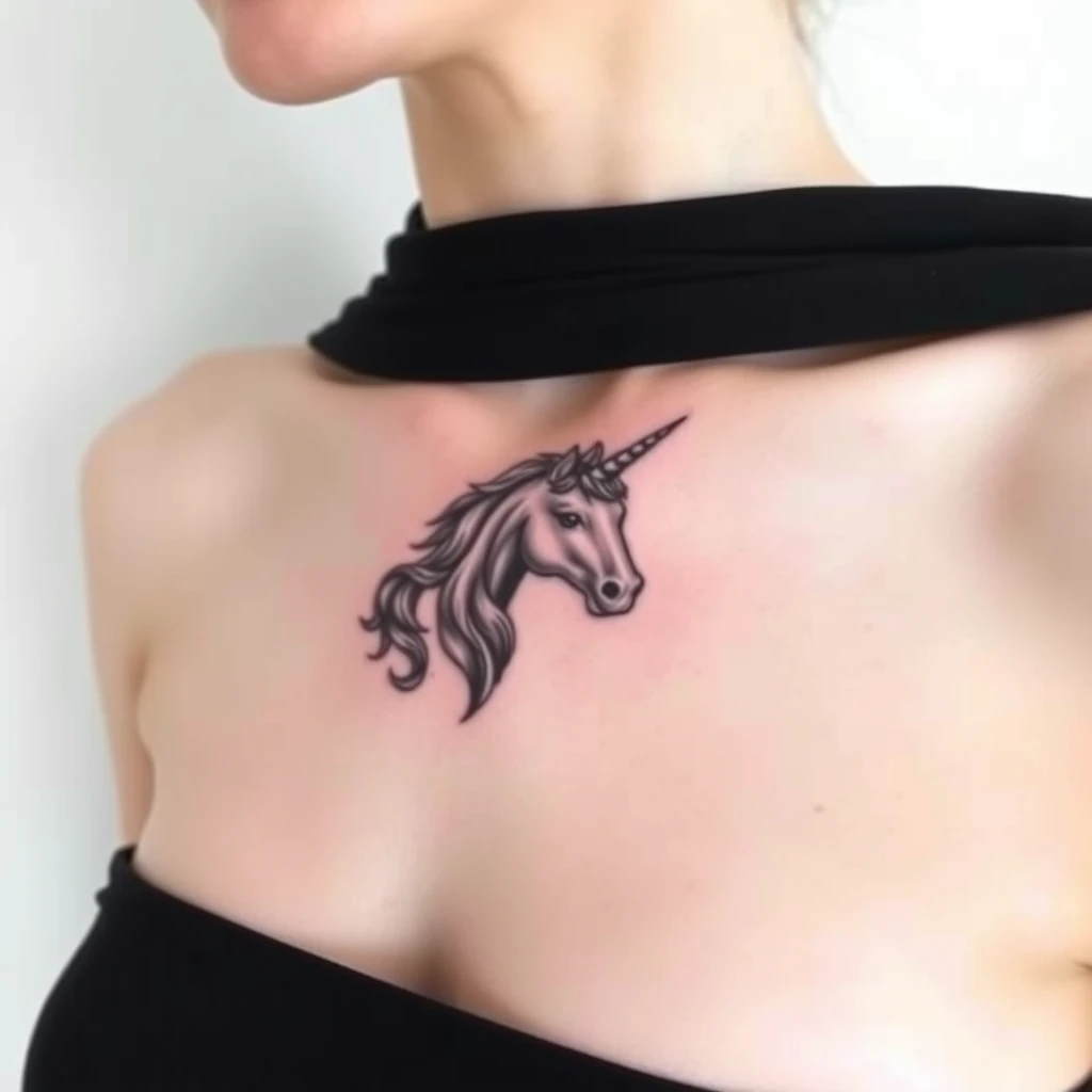 Unicorn tattoo