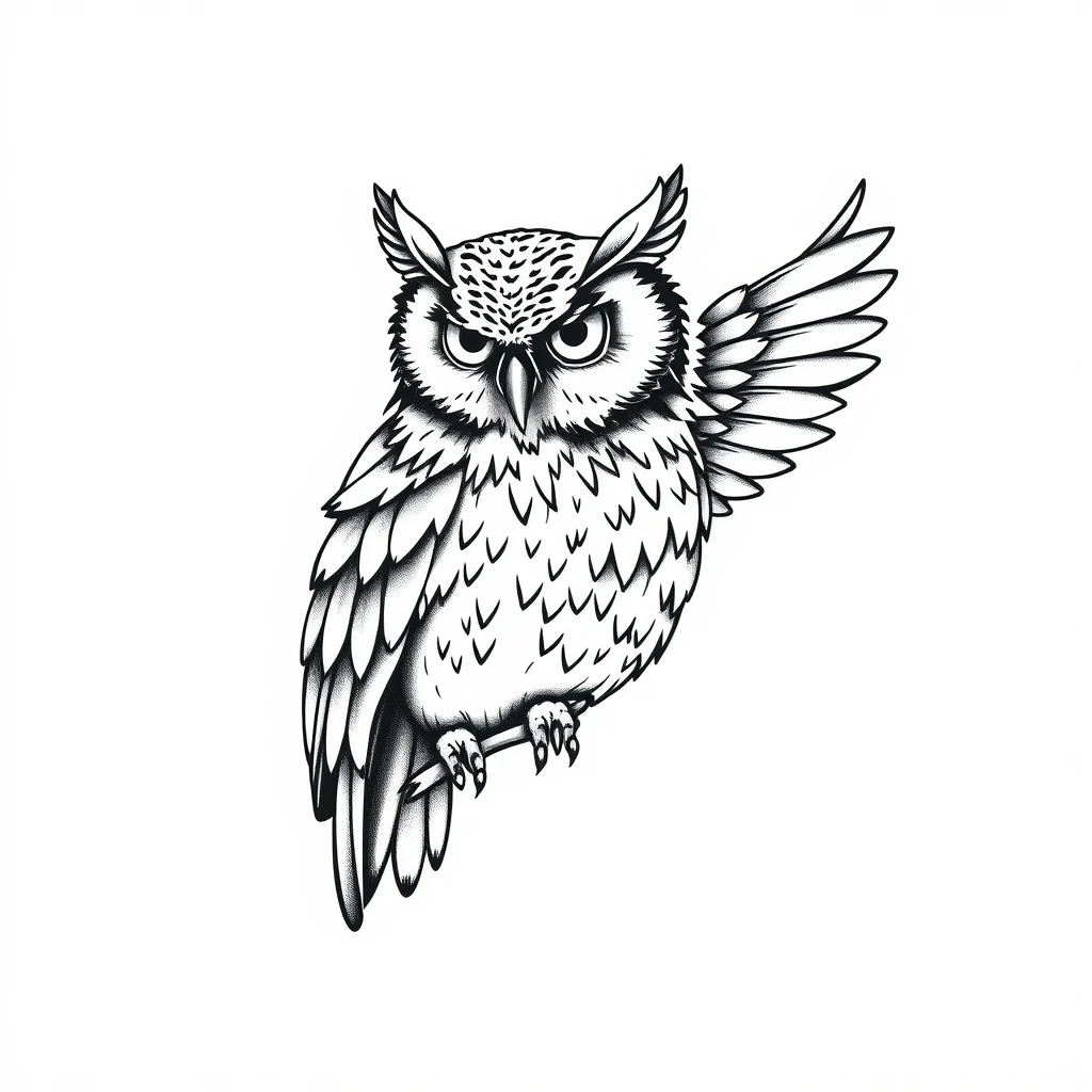 Owl tattoo