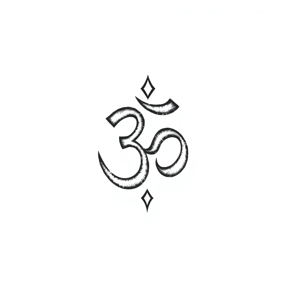 Om symbol tattoo