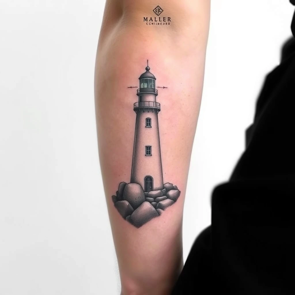 Lighthouse tattoo