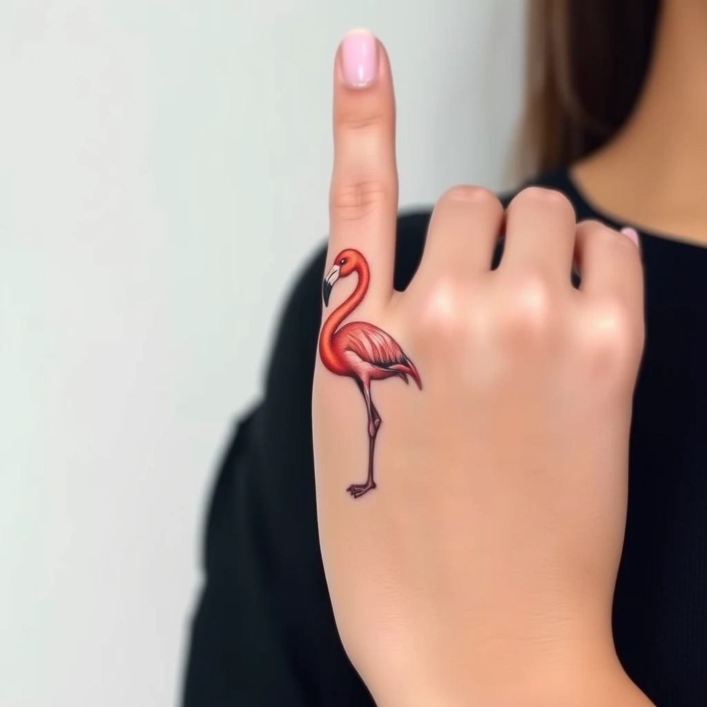 Flamingo tattoo